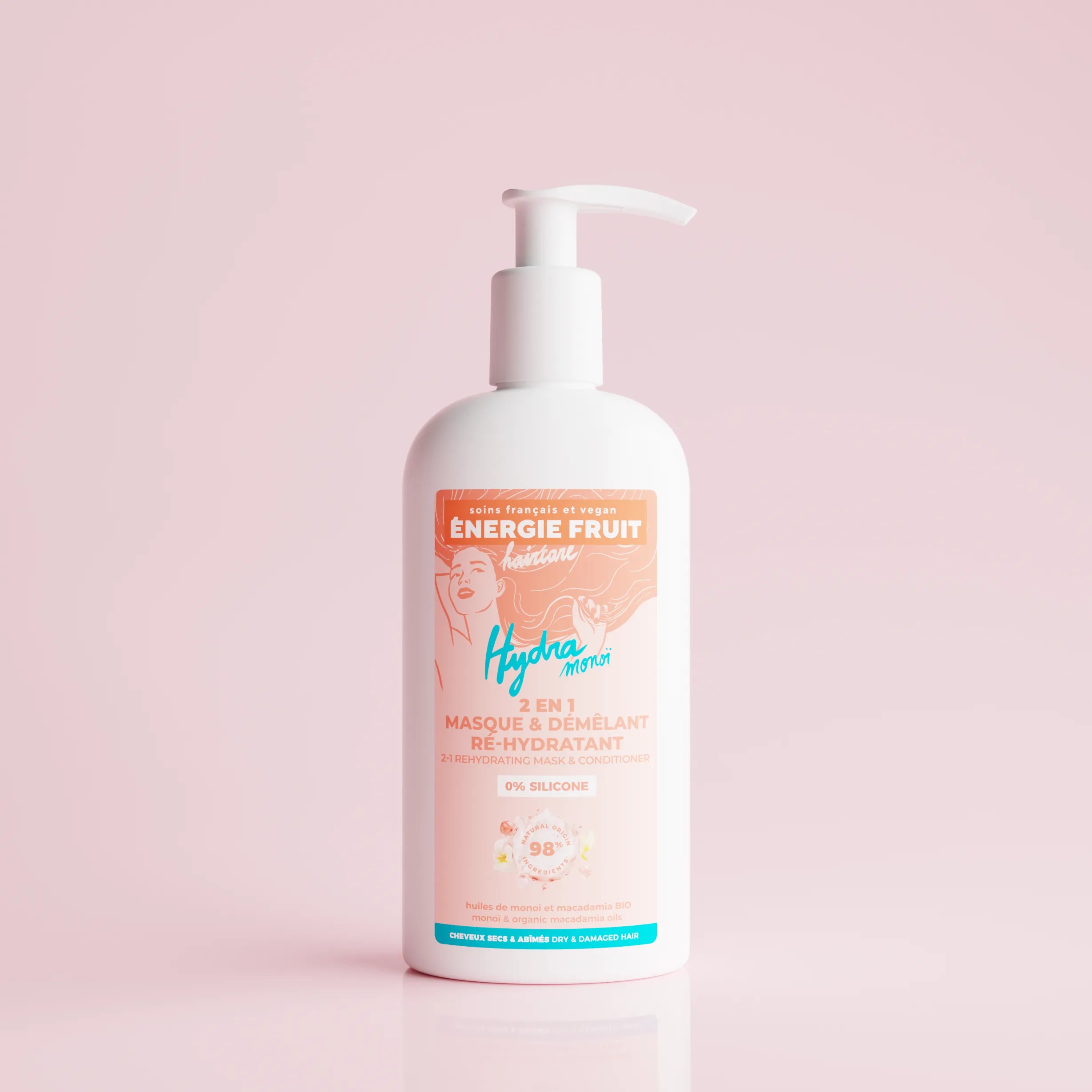 2-IN-1 MOISTURIZING MONOI MASK - SILICONE-FREE
