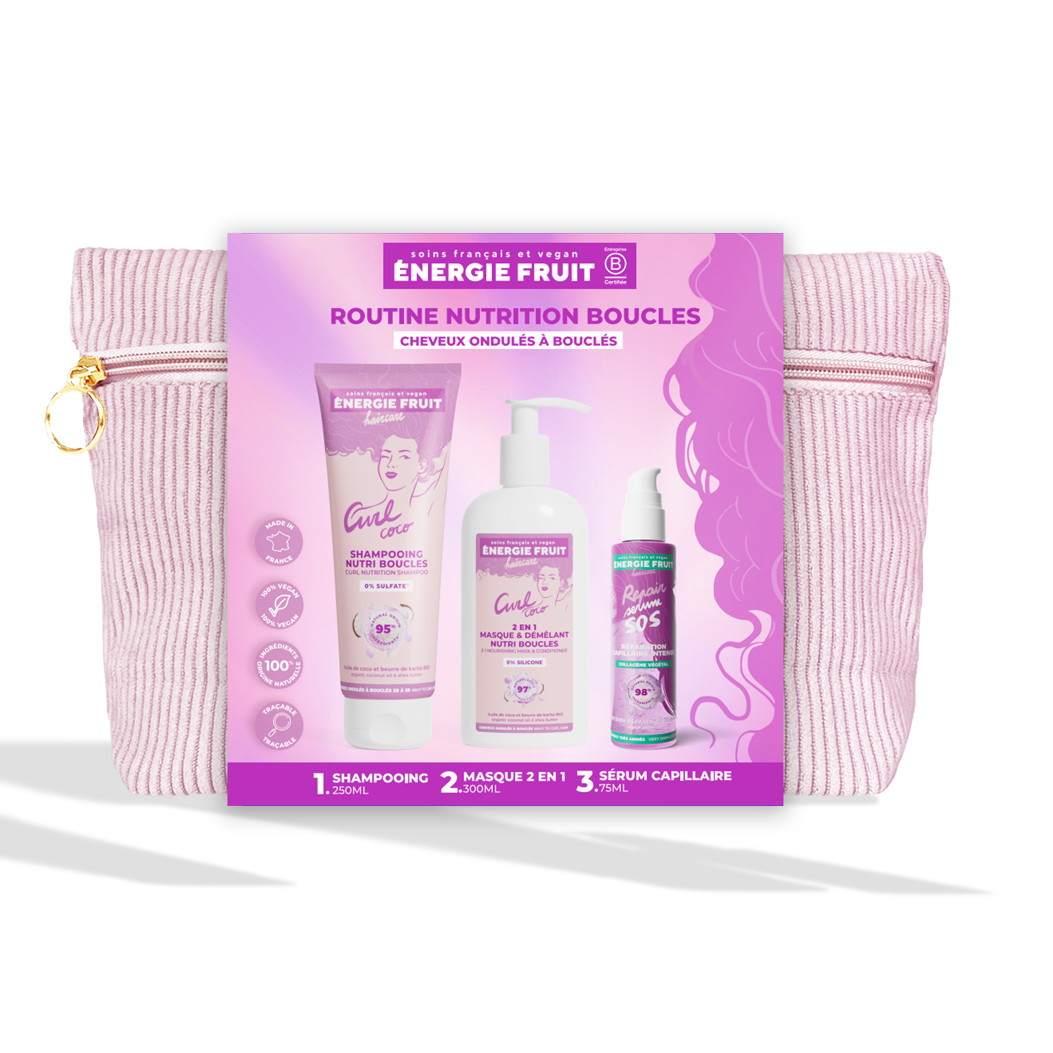 TROUSSE ROUTINE NUTRITION BOUCLES COCO