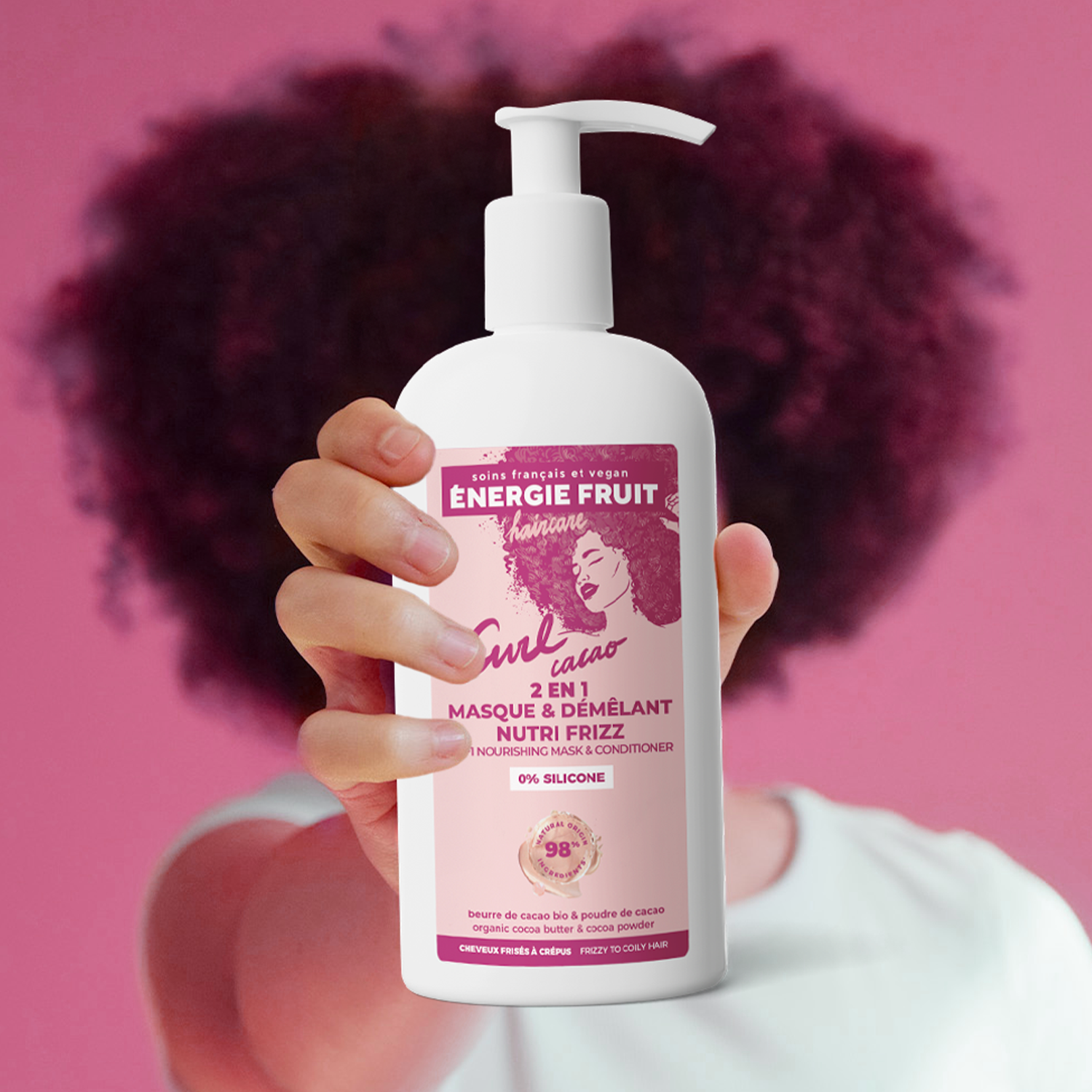 MASQUE 2 EN 1 CACAO CURL NUTRITION INTENSE - SANS SILICONE