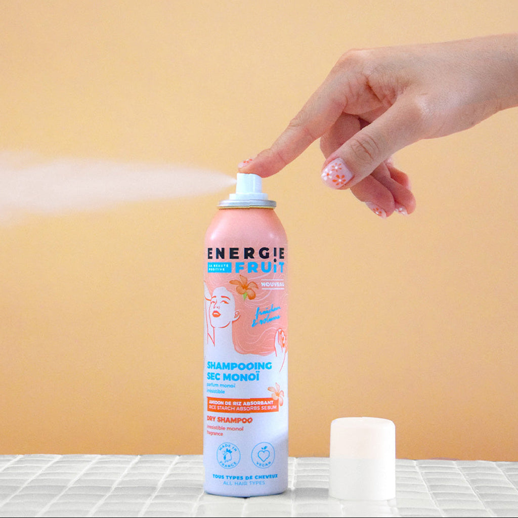 SHAMPOING SEC FRAICHEUR ET VOLUME MONOI