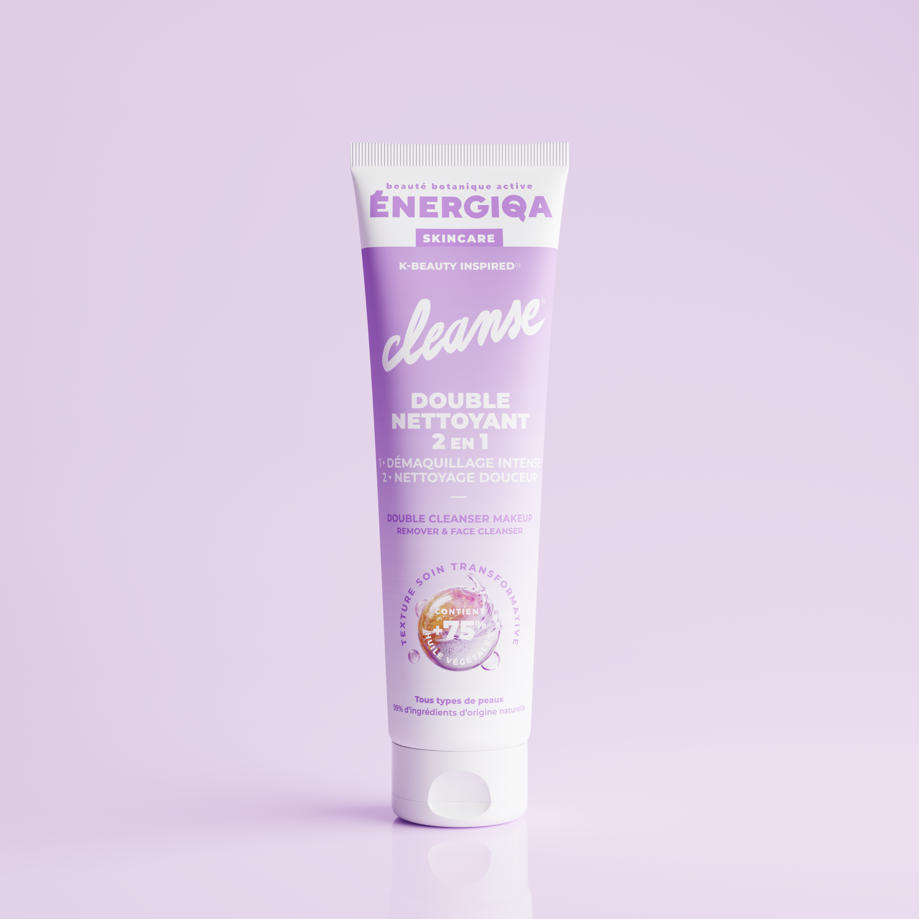 NETTOYANT VISAGE 2 EN 1 DÉMAQUILLANT