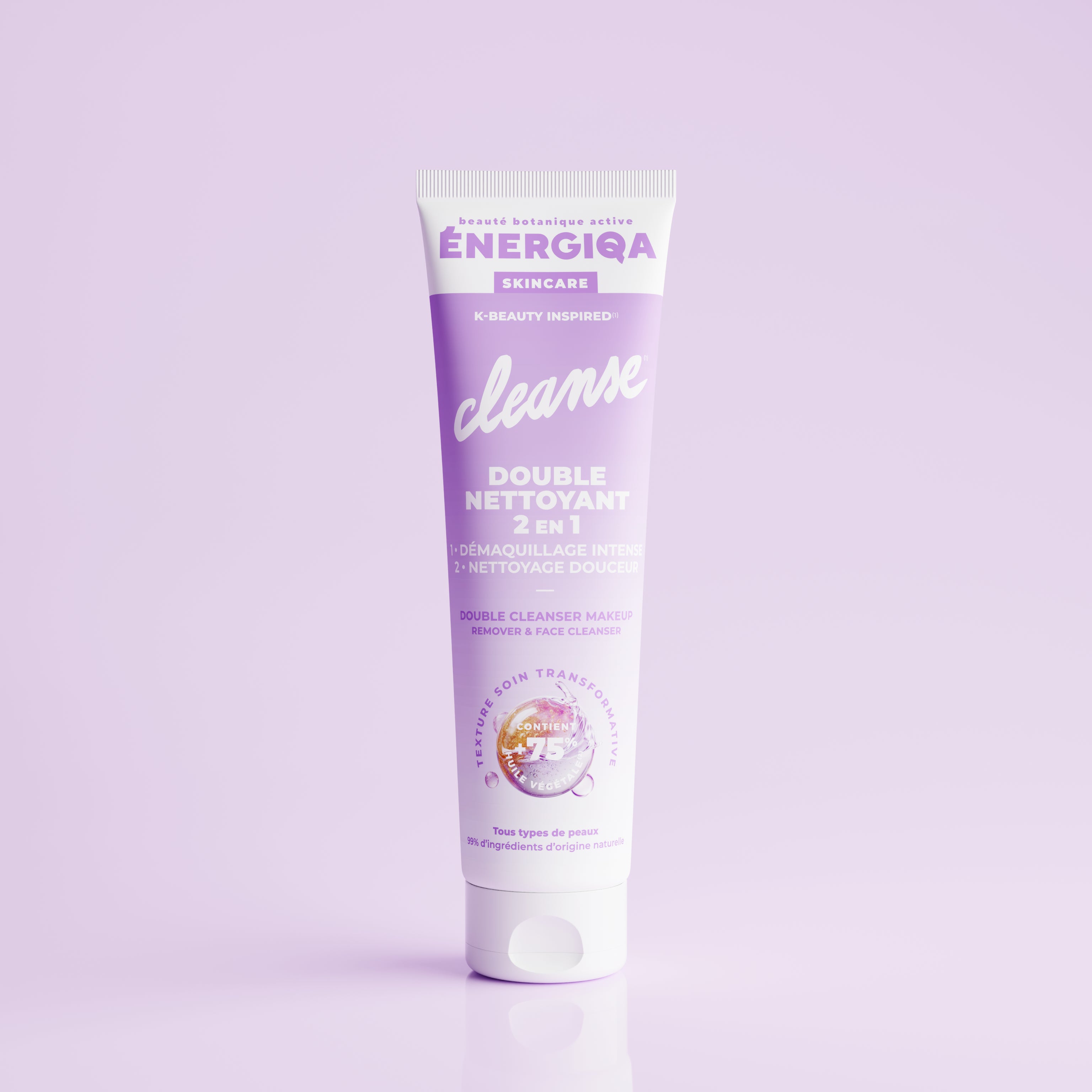 NETTOYANT VISAGE 2 EN 1 DÉMAQUILLANT